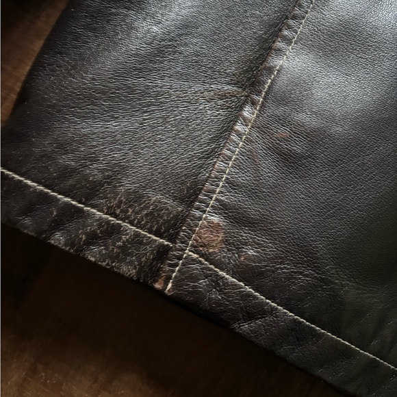 Danier Dark Brown Vintage Leather Jacket - Picture 16 of 16